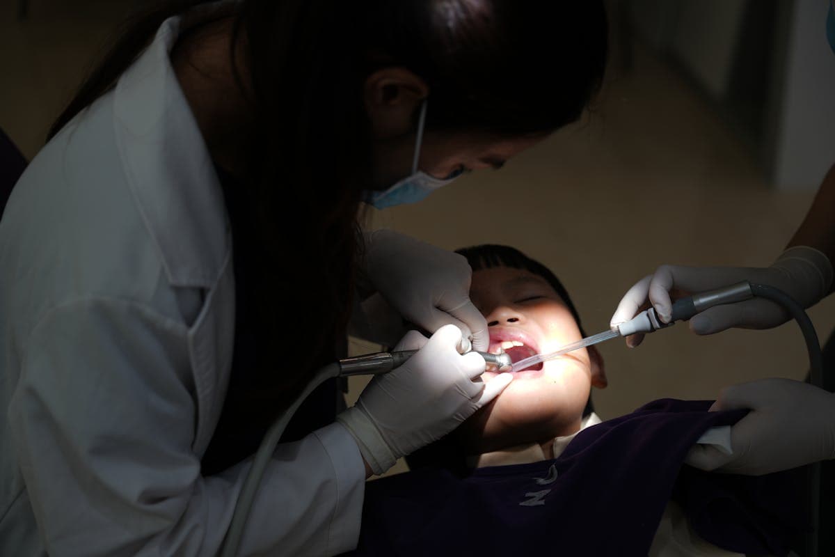 Child at the Dentists