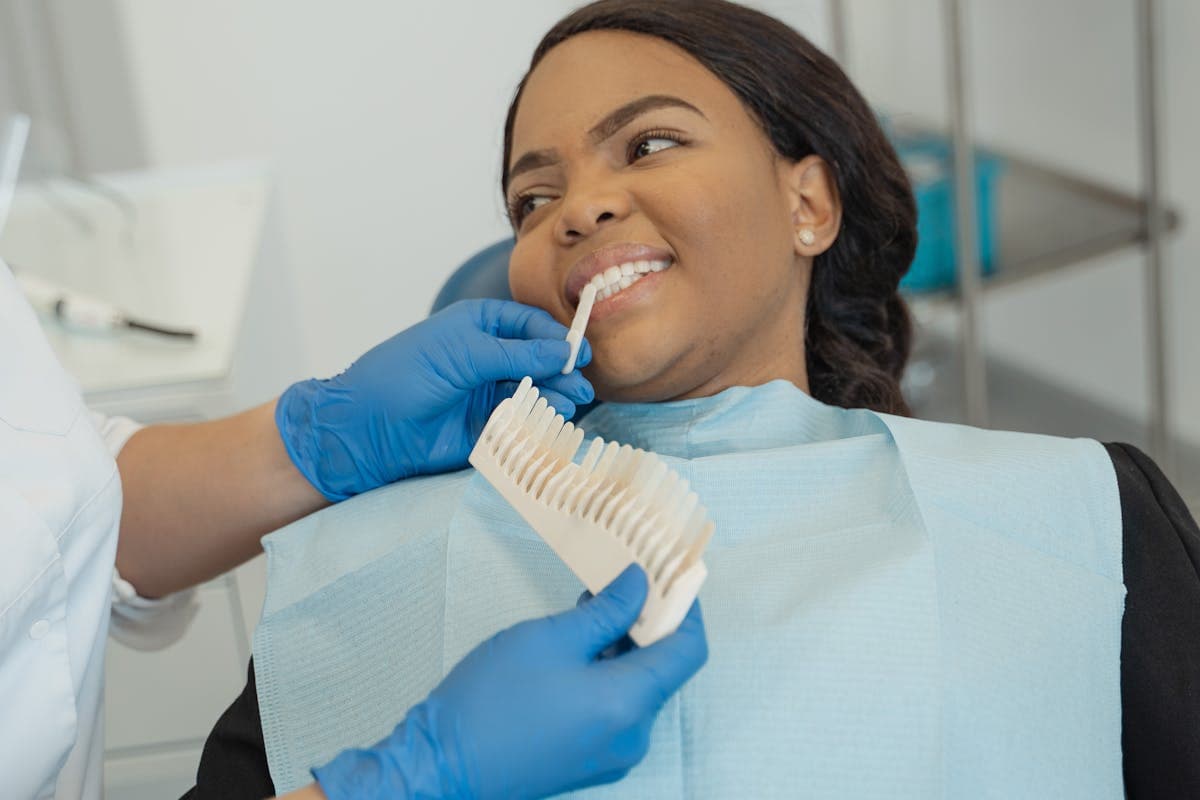 Patient having an Appointment with a Dentist