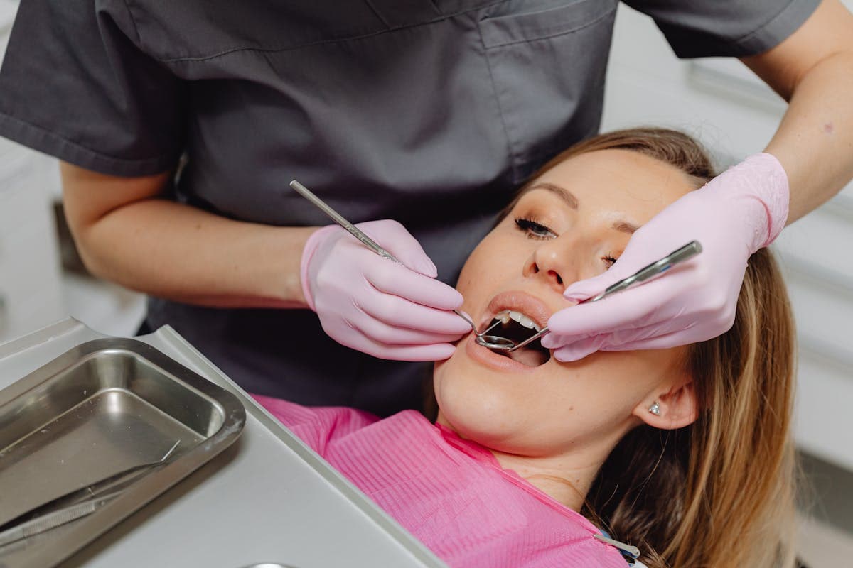 A Patient Undergoing a Dental Procedure